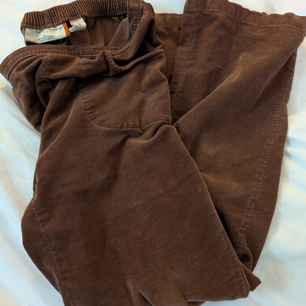 Brown high waisted pants